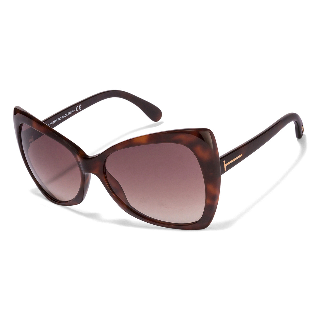 Tom Ford Tortoise Full Rim Cat Eye right side