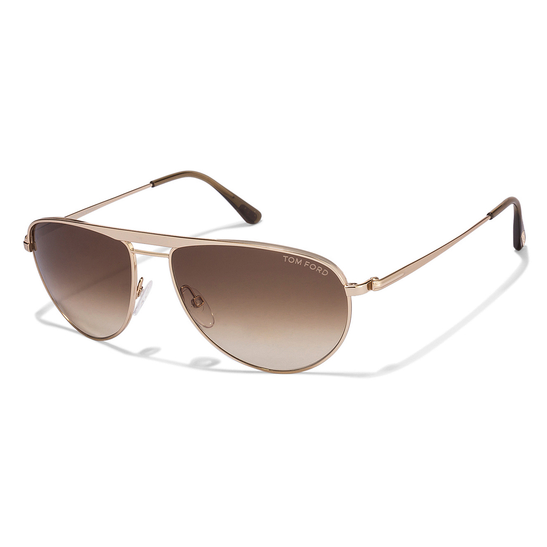 BRANDED Gold Full Rim Aviator right side