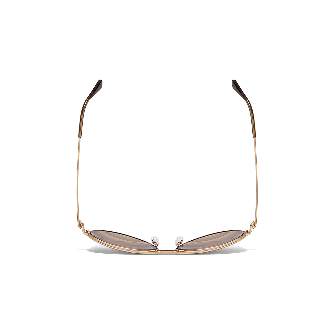 BRANDED Gold Full Rim Aviator right side