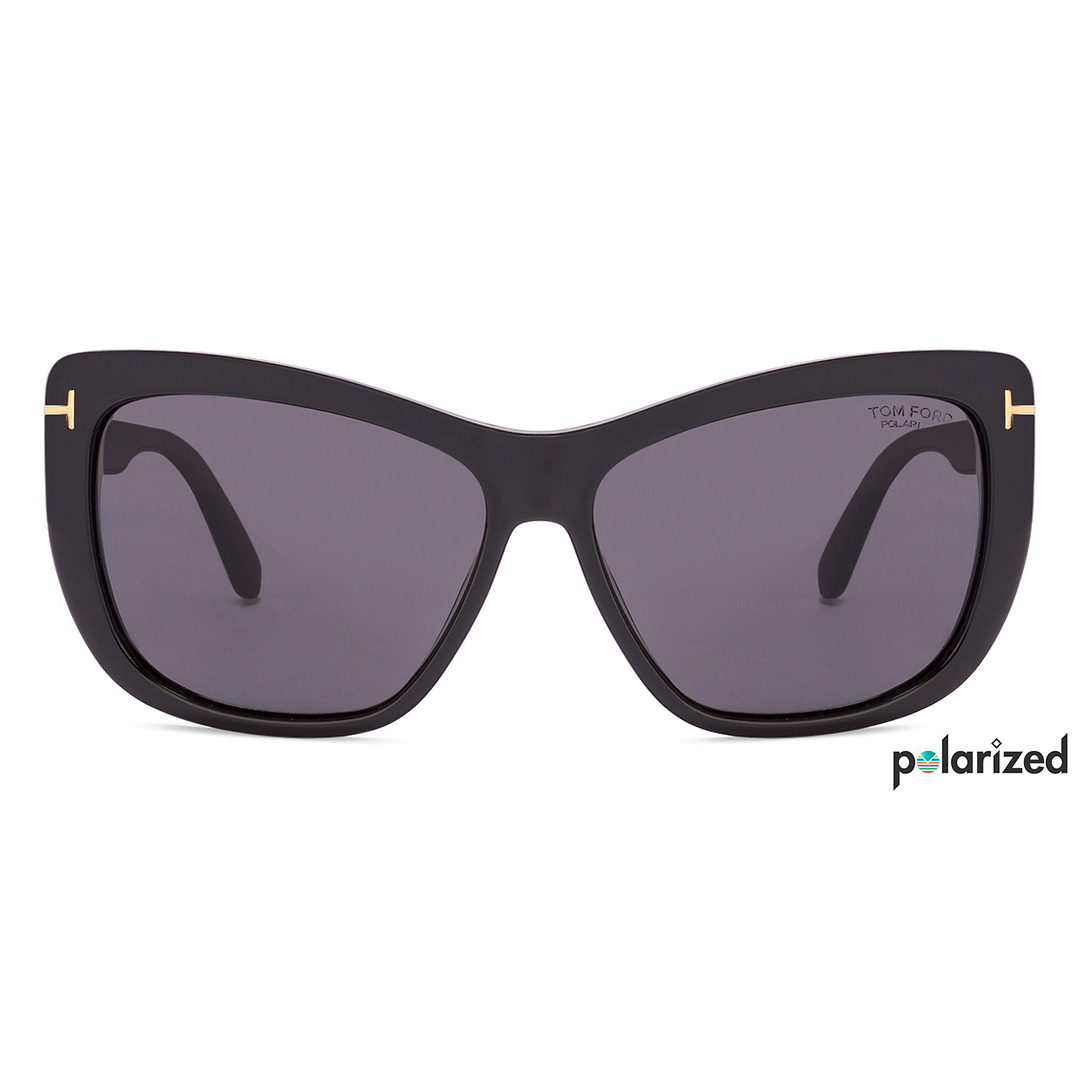 BRANDED Black Full Rim Cat Eye left side