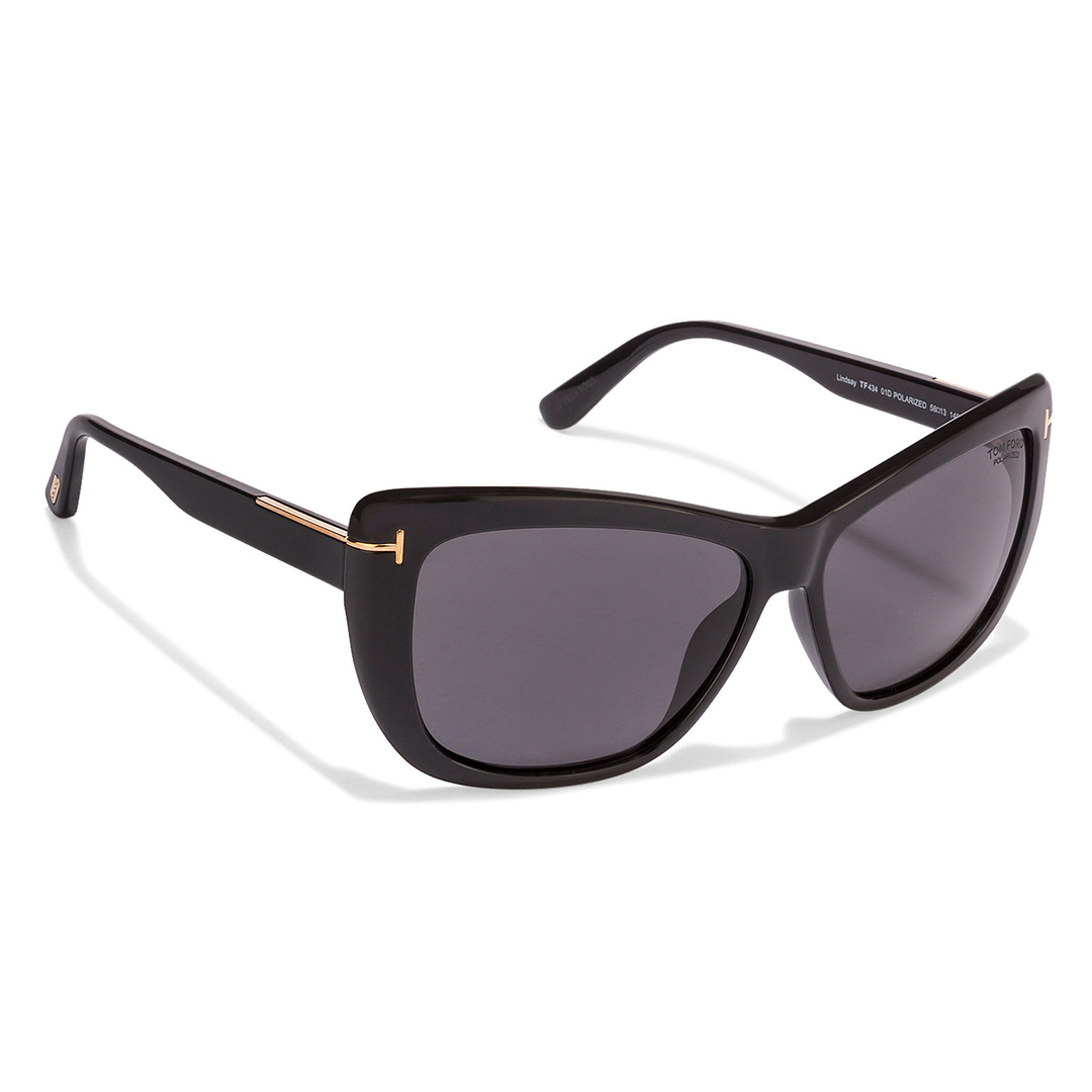 BRANDED Black Full Rim Cat Eye right side