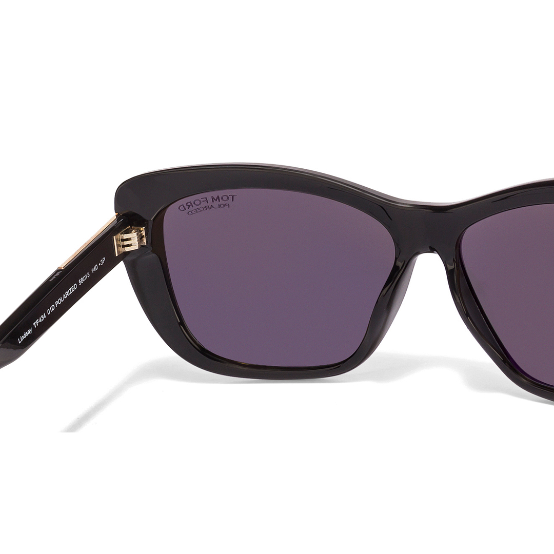 BRANDED Black Full Rim Cat Eye right side