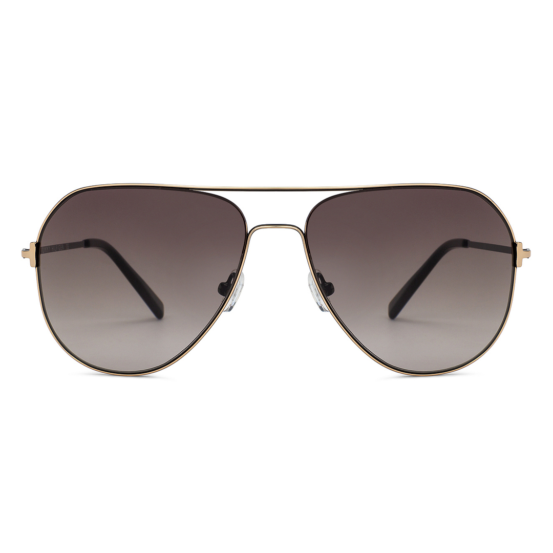 Tommy Hilfiger Gold Full Rim Aviator left side