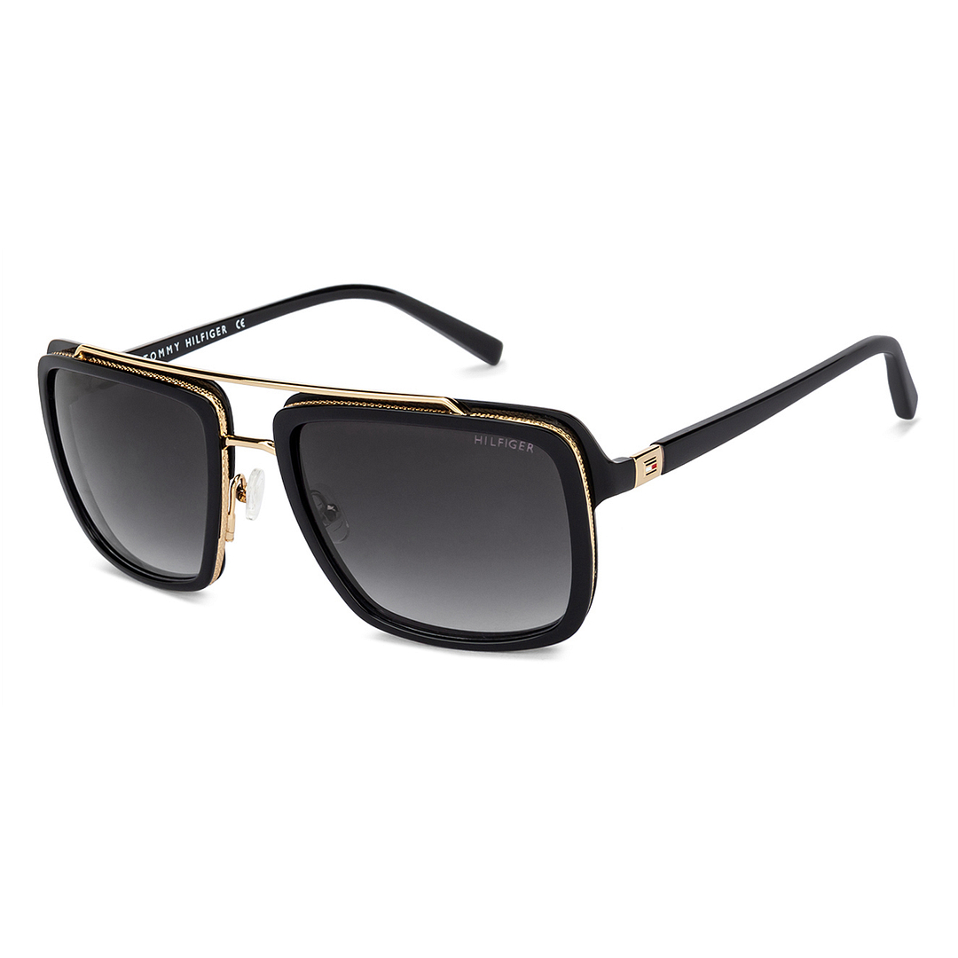 Tommy Hilfiger Black Full Rim Square right side