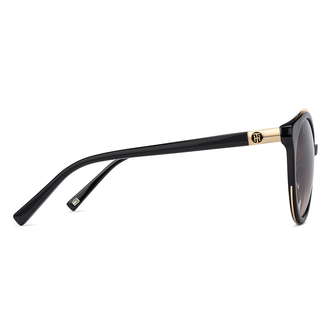 Tommy Hilfiger Gold Full Rim Cat Eye right side