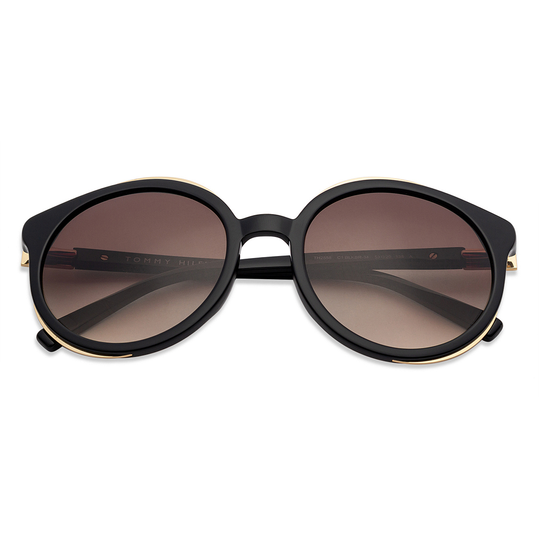 Tommy Hilfiger Gold Full Rim Cat Eye right side