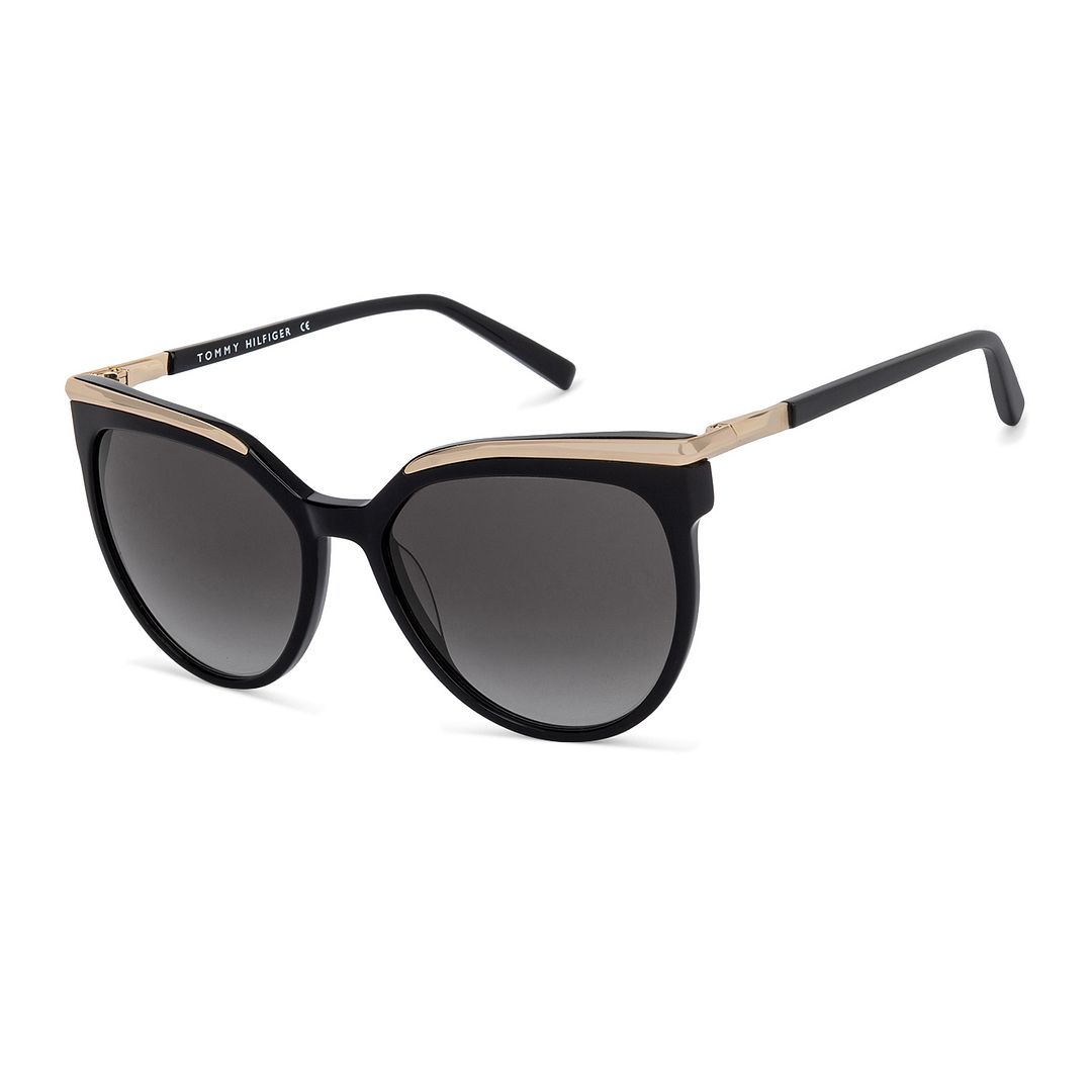 Tommy Hilfiger Gold Full Rim Cat Eye right side