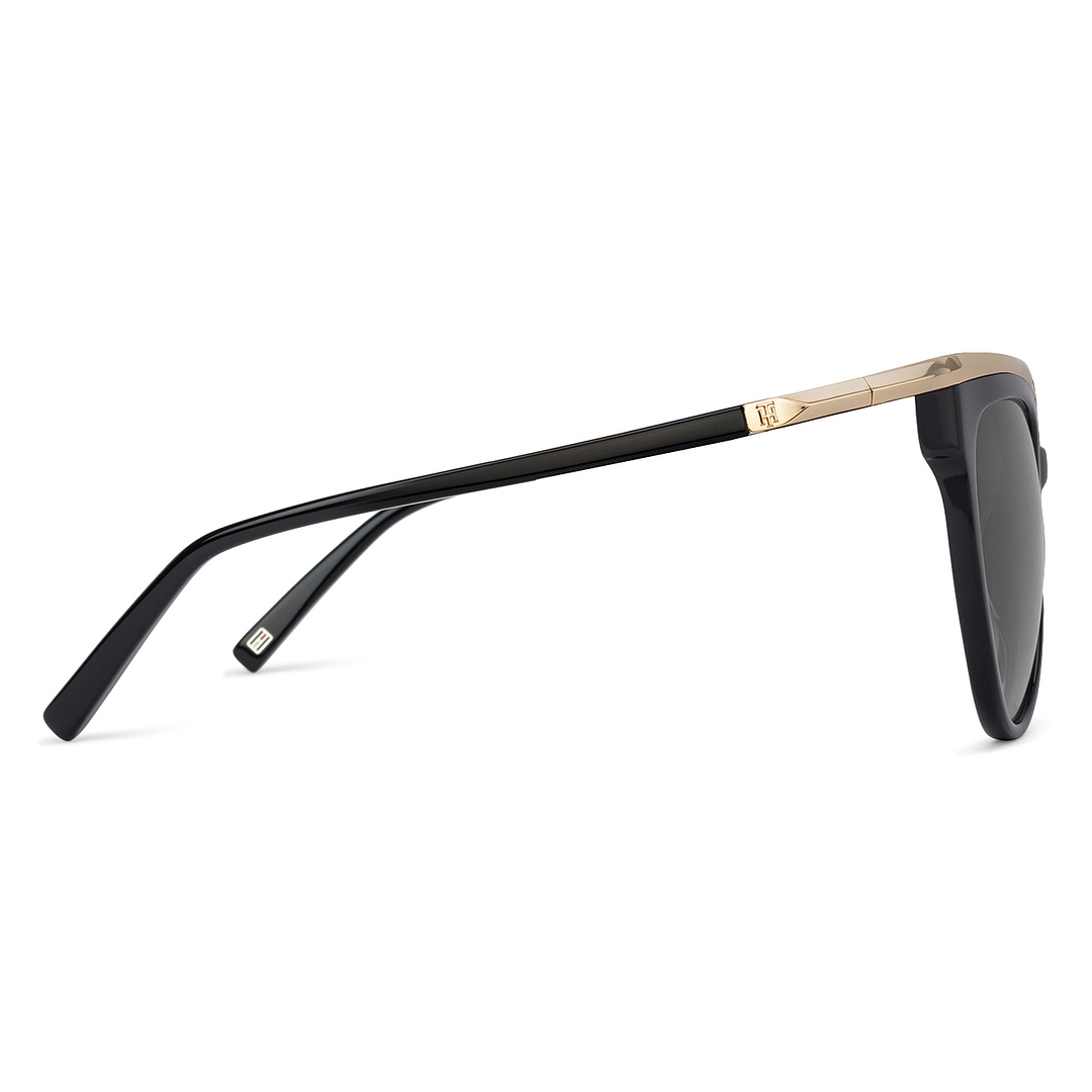 Tommy Hilfiger Gold Full Rim Cat Eye right side