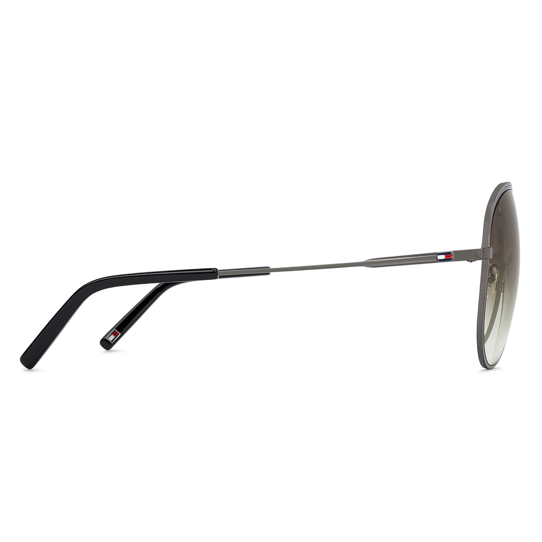 Tommy Hilfiger Mid Gunmetal Full Rim Aviator right side
