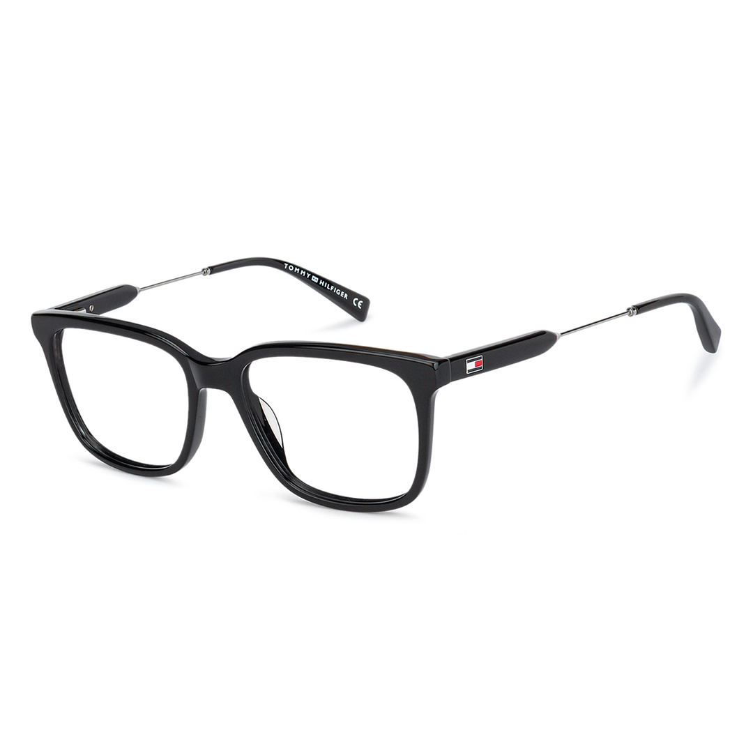 Buy Tommy Hilfiger TH 1021 Black Silver Black C1 Unisex Eyeglasses