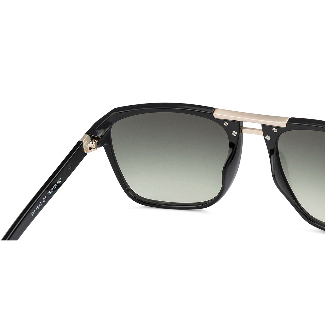Tommy Hilfiger Gold Full Rim Square left side