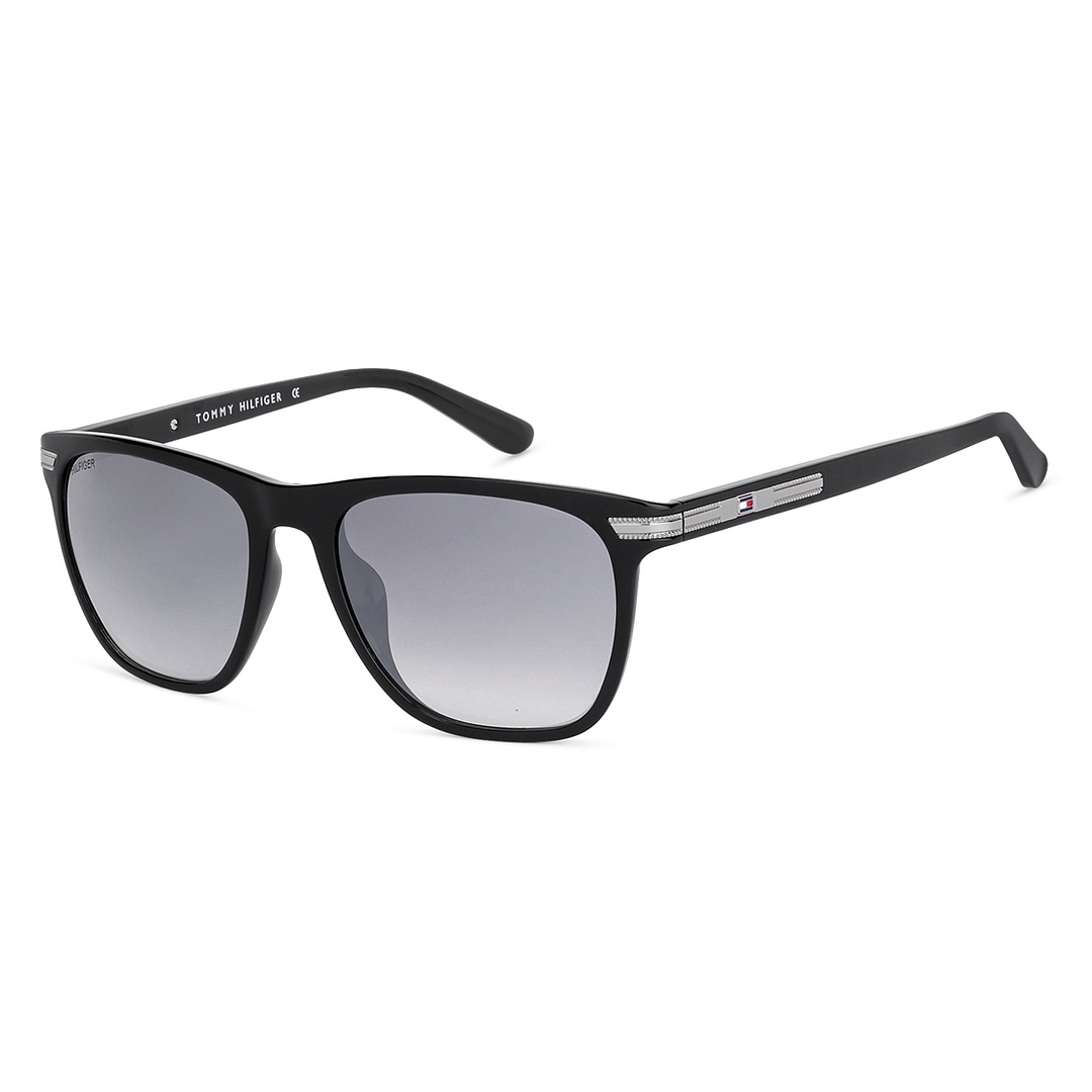 Buy Tommy Hilfiger TH1519 Black Grey Mirror C1 Unisex Sunglasses