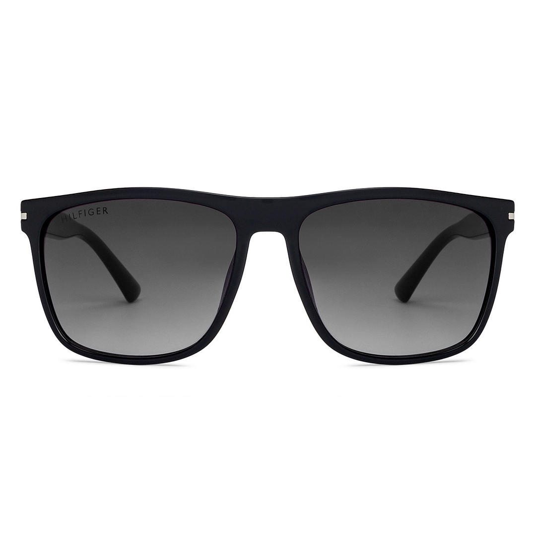 Tommy Hilfiger Black Full Rim Square left side