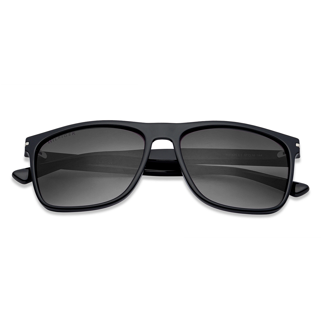 Tommy Hilfiger Black Full Rim Square right side
