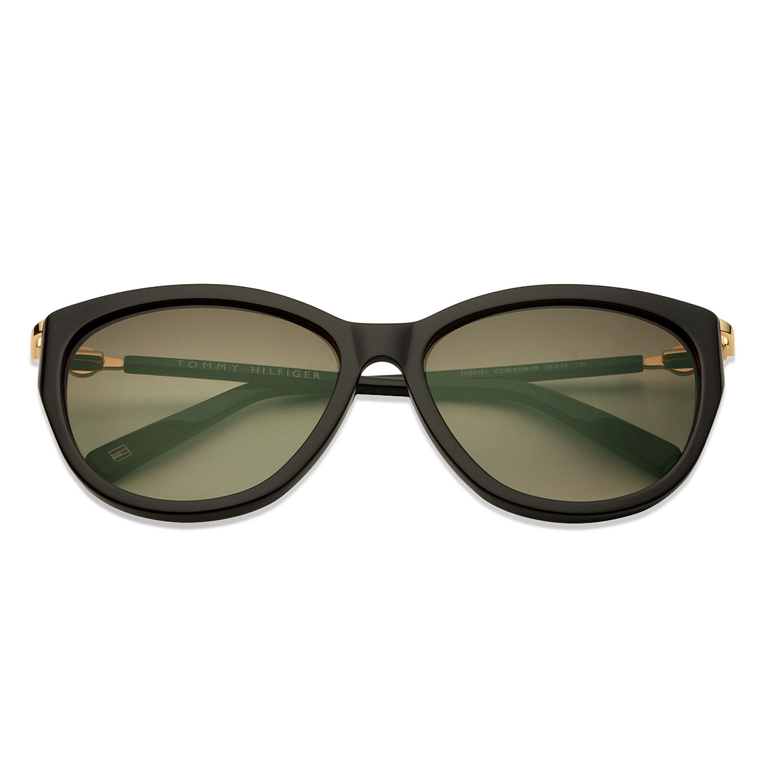Tommy Hilfiger Black Full Rim Cat Eye right side