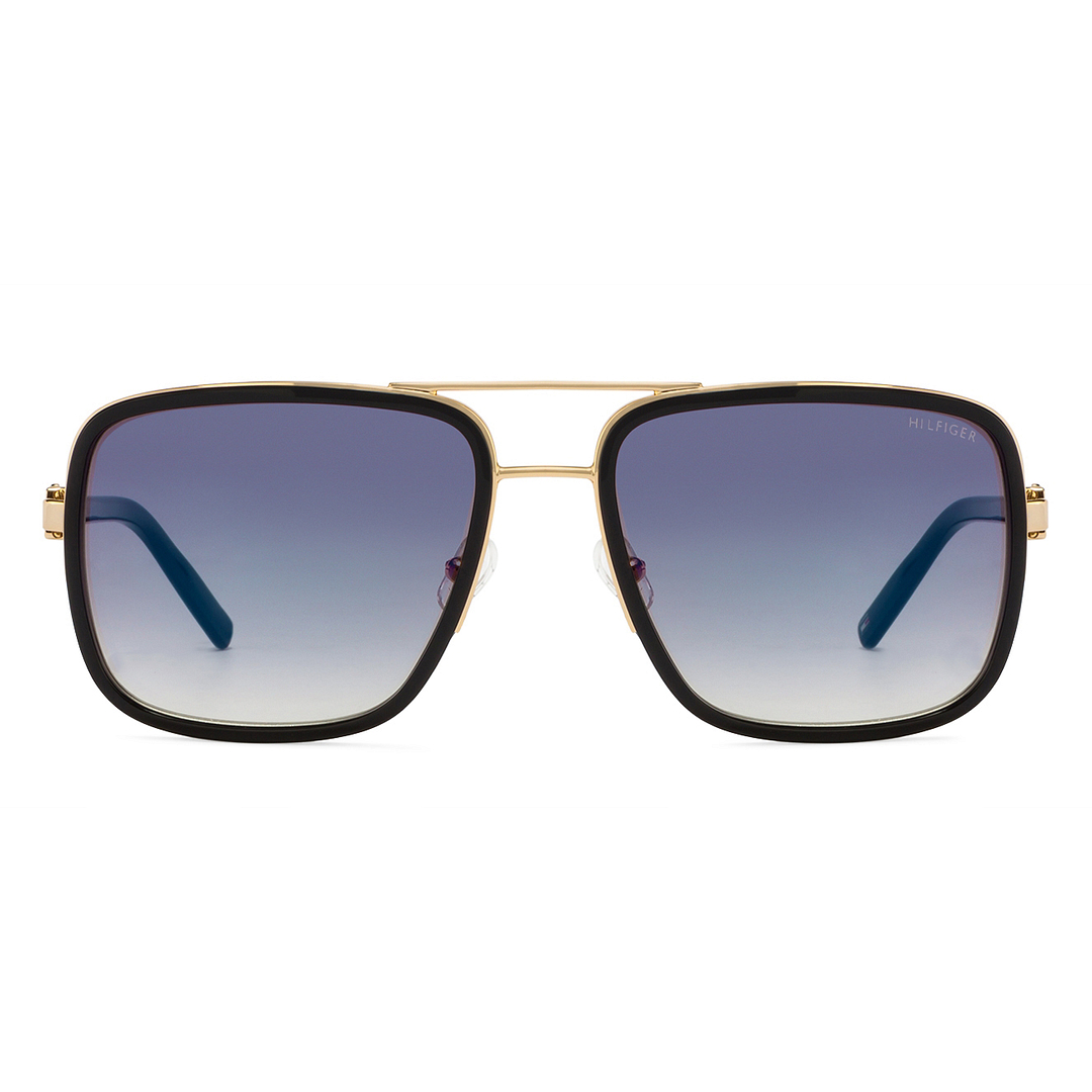 Tommy Hilfiger Gold Full Rim Square left side