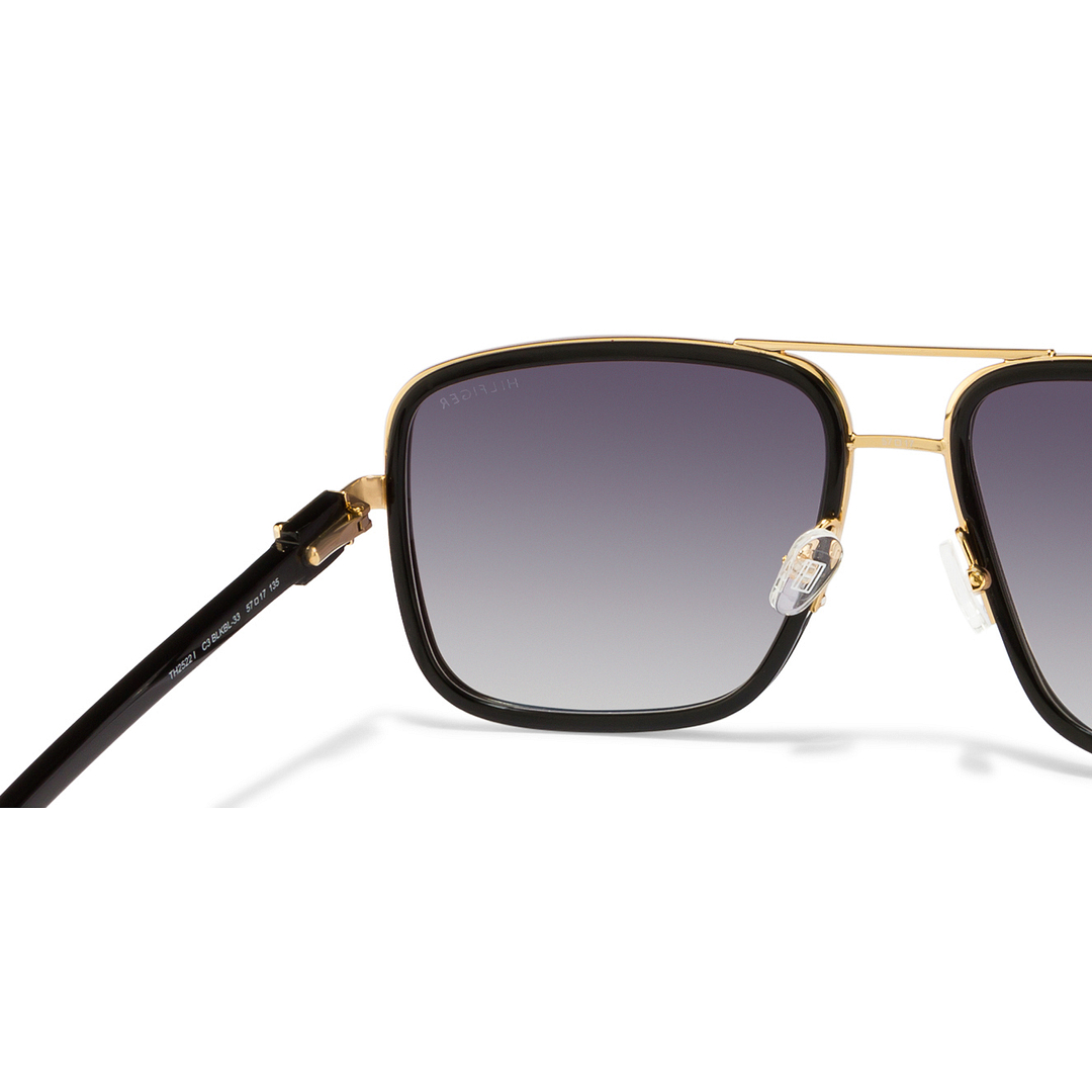 Tommy Hilfiger Gold Full Rim Square left side