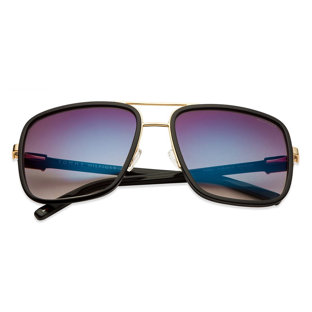 Tommy Hilfiger Gold Full Rim Square right side