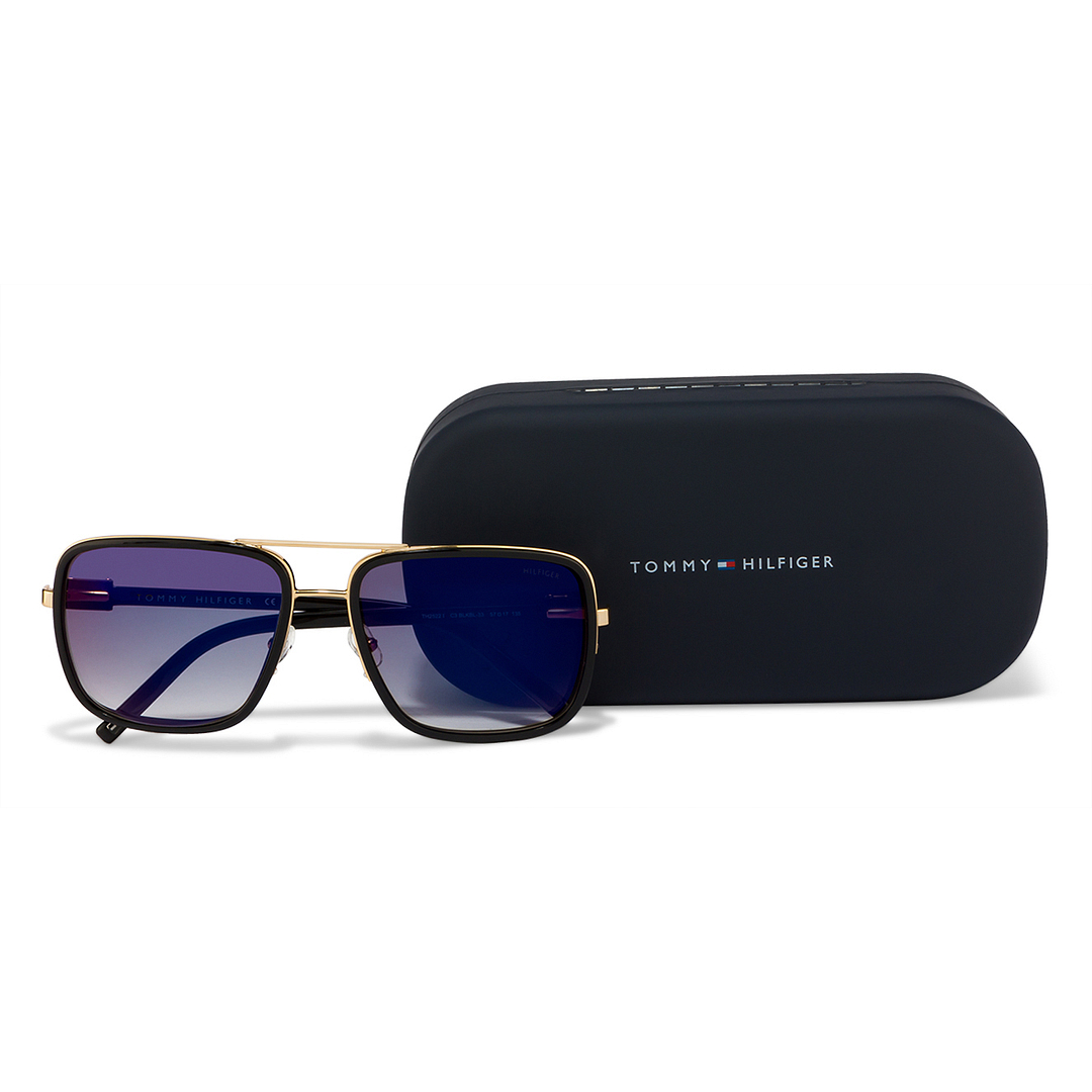 Tommy Hilfiger Gold Full Rim Square left side