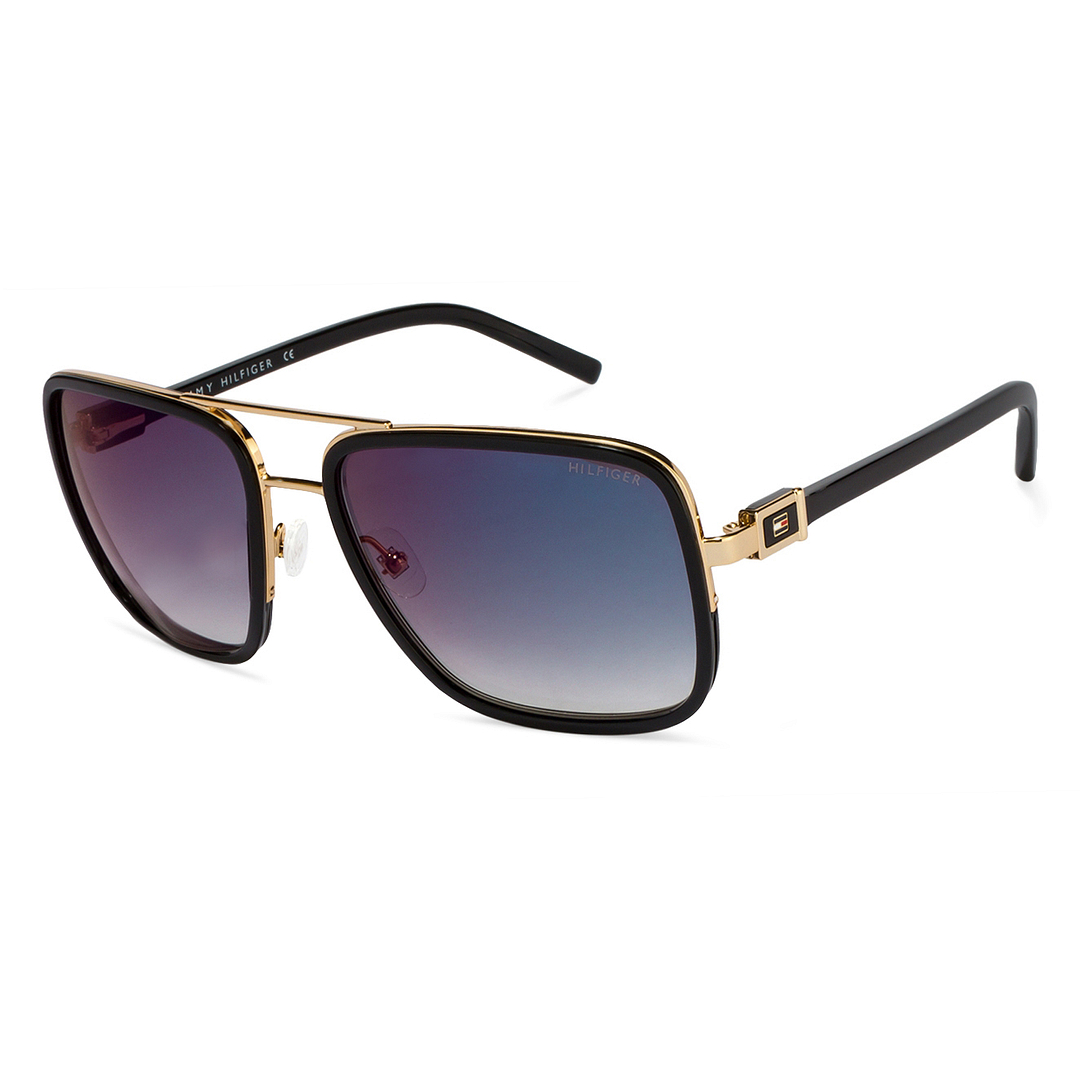 Tommy Hilfiger Gold Full Rim Square right side