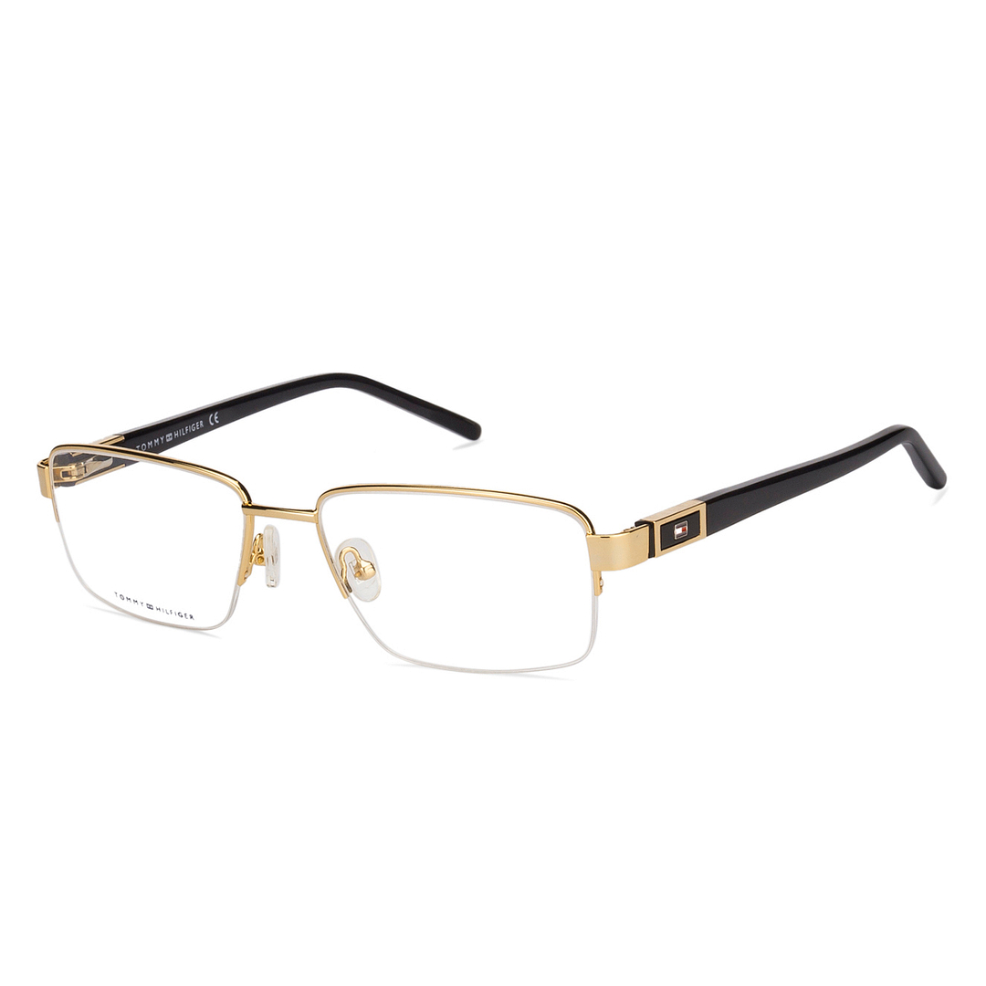 Buy Tommy Hilfiger TH5641 Medium Size-53 Gold Black C1 Unisex
