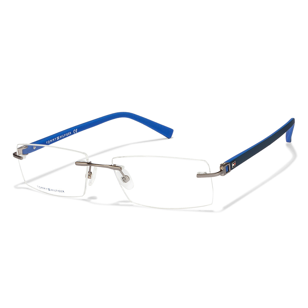 Buy Tommy Hilfiger TH5711 Medium Size-55 Gunmetal Blue C7 Unisex