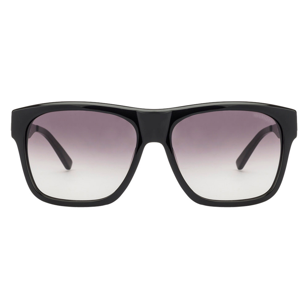 Tommy Hilfiger Black Full Rim Square left side