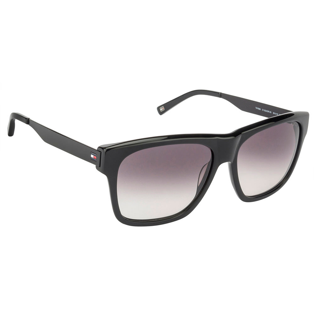 Tommy Hilfiger Black Full Rim Square left side