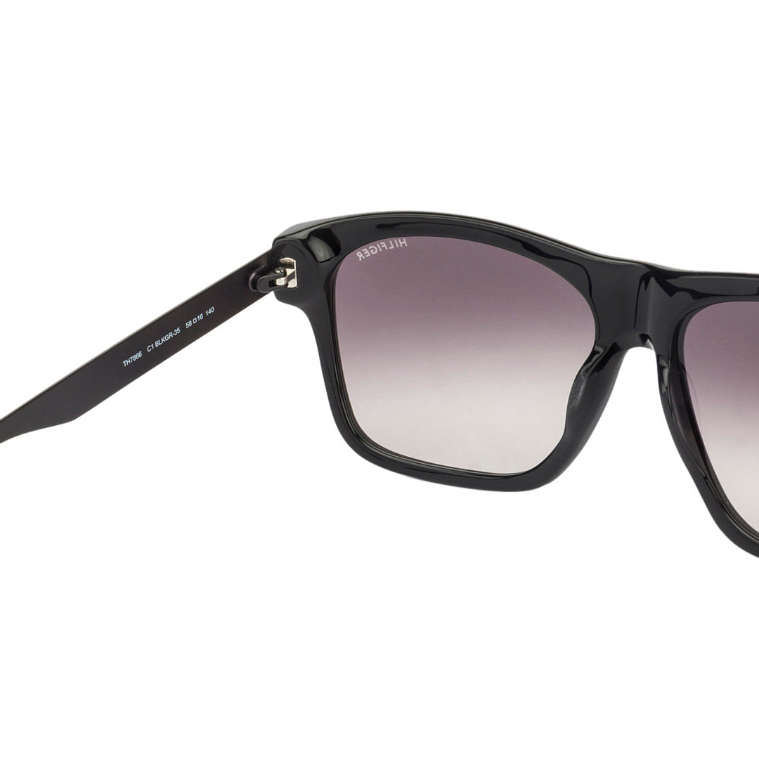 Tommy Hilfiger Black Full Rim Square left side