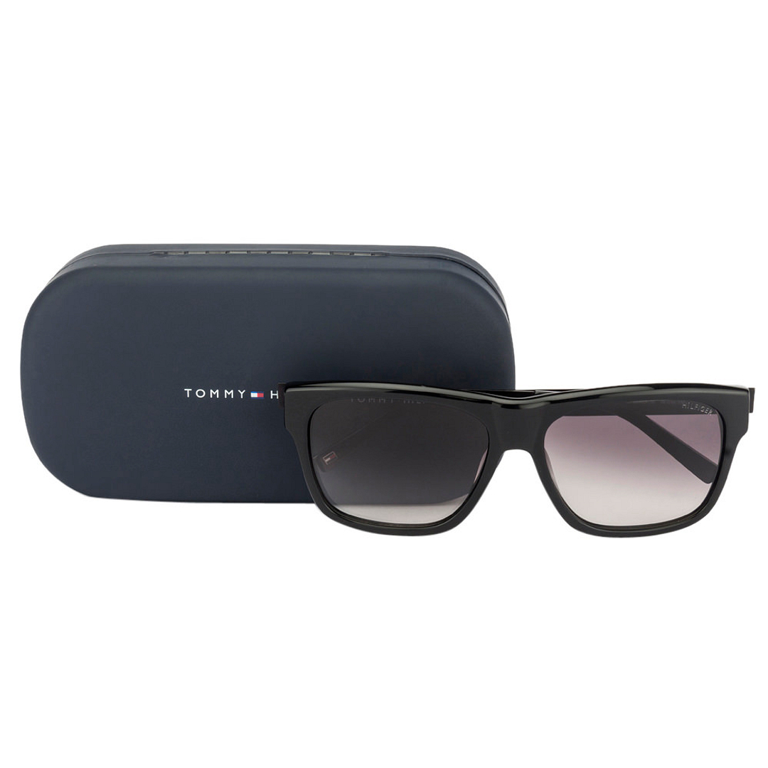 Tommy Hilfiger Black Full Rim Square right side