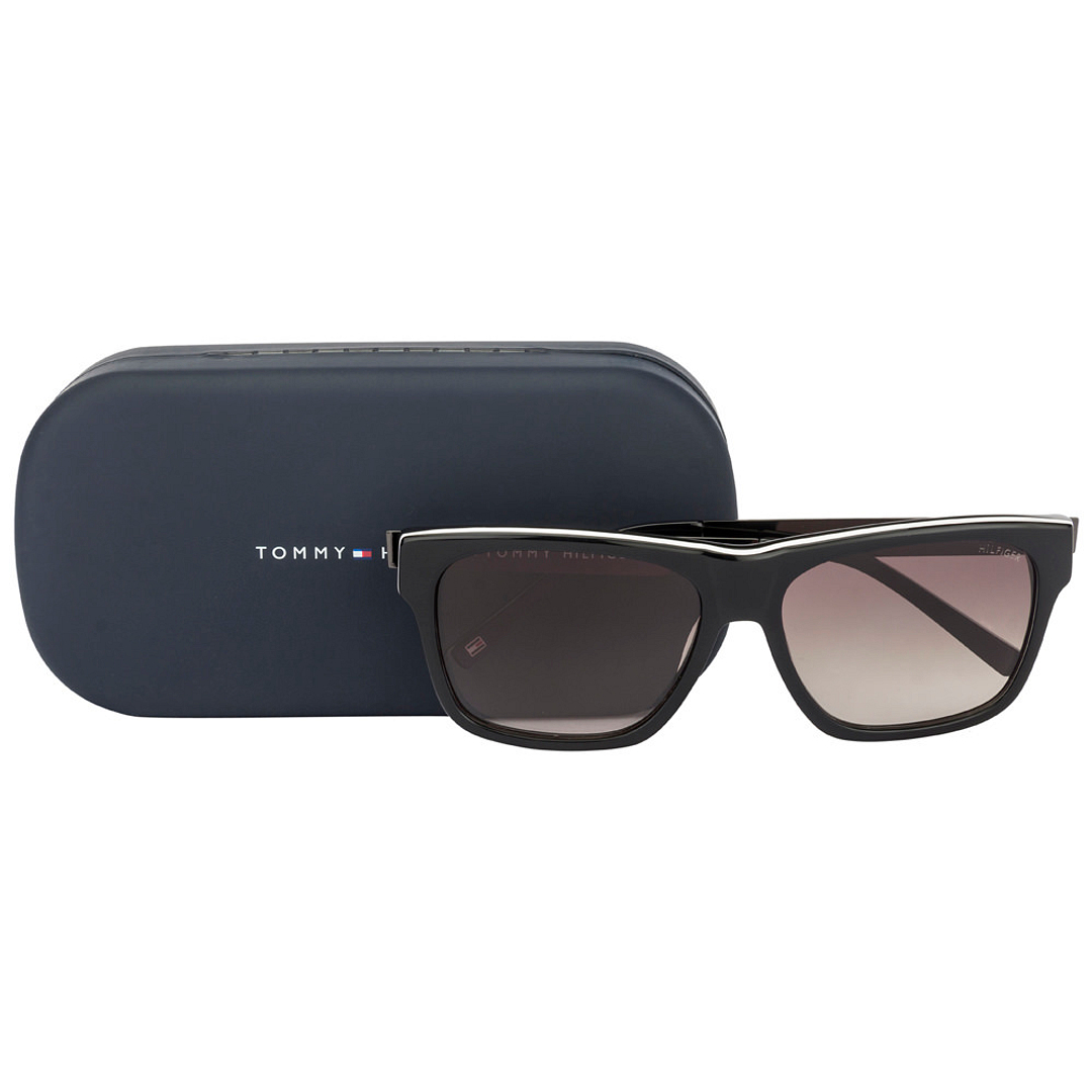 Tommy Hilfiger Black Full Rim Square right side