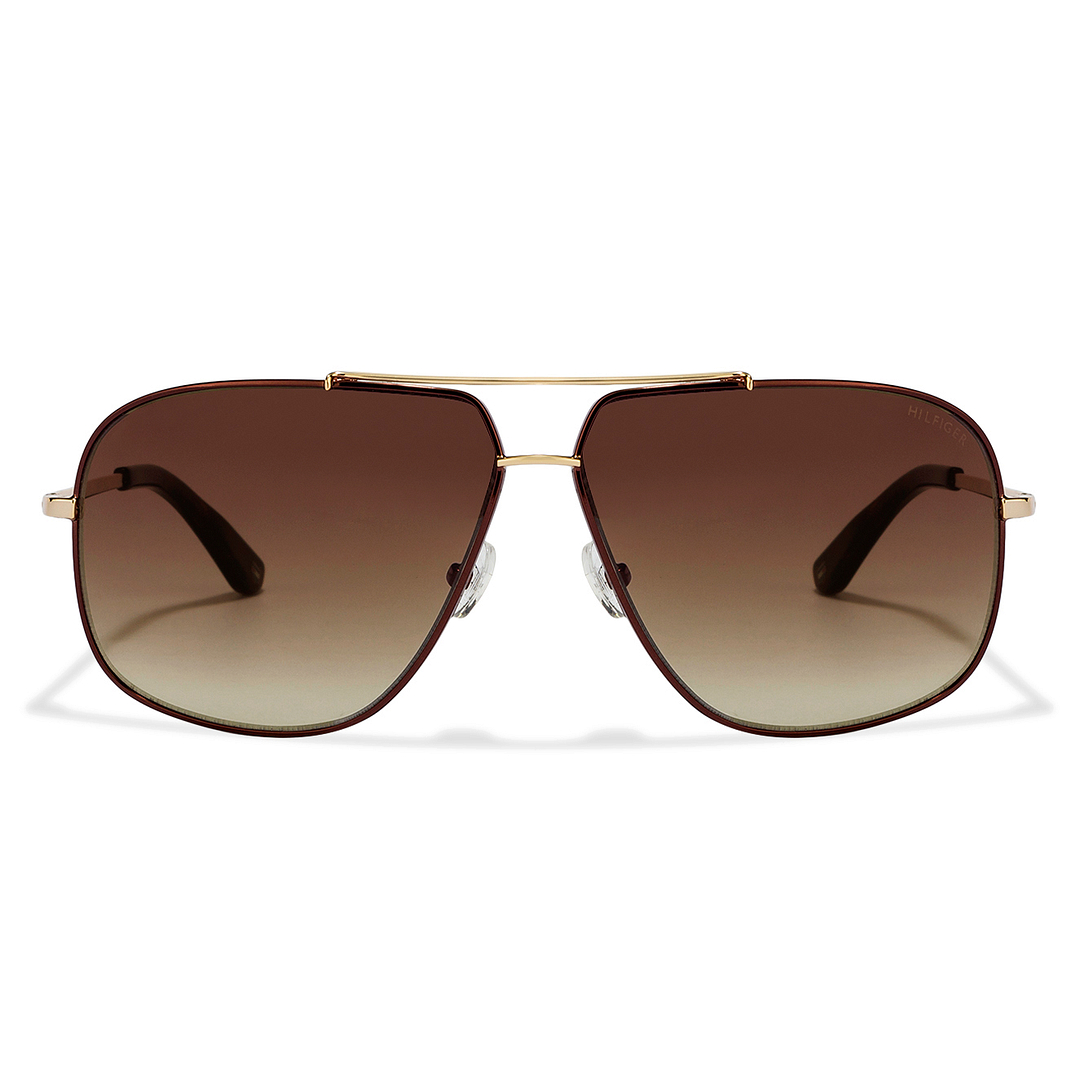 Buy Tommy Hilfiger TH7882 Large Size-62 Gold Brown Gold  display picture 1