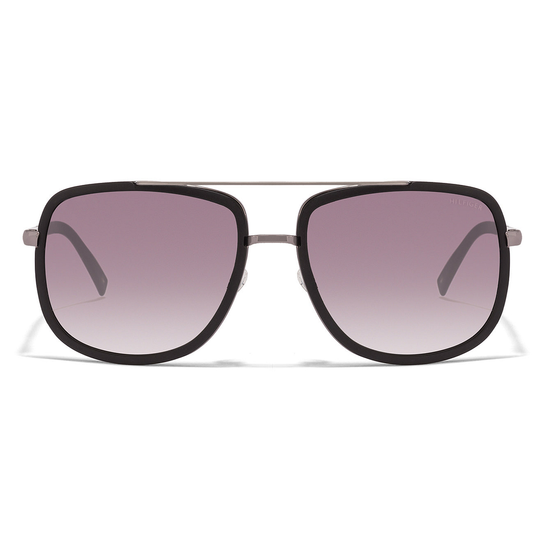 Tommy Hilfiger Black Full Rim Square left side