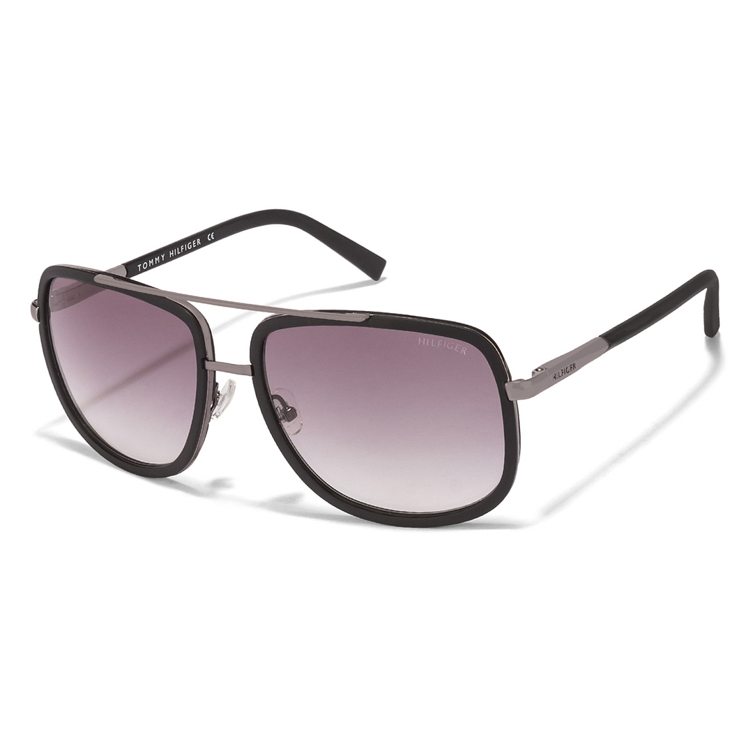 Tommy Hilfiger Black Full Rim Square right side