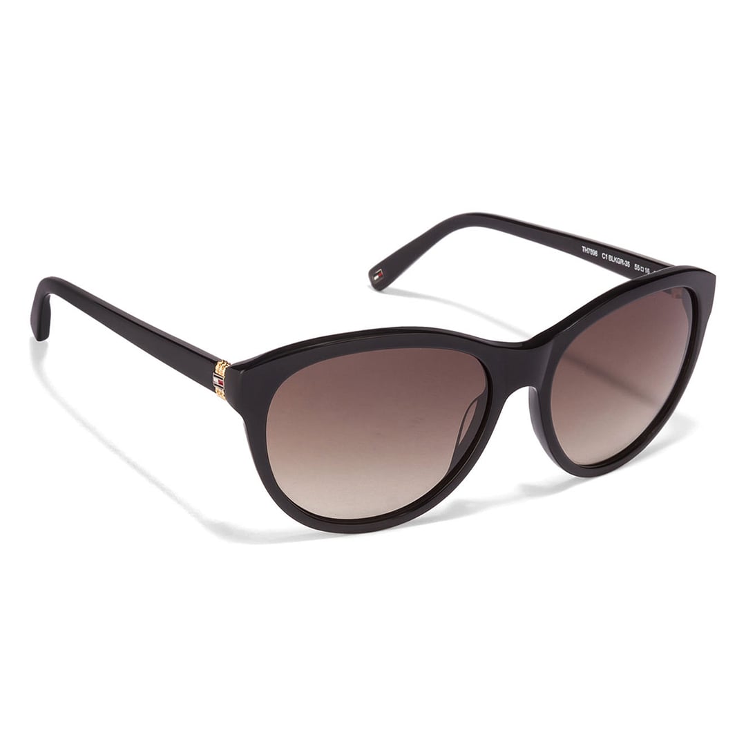 Tommy Hilfiger Black Full Rim Square left side