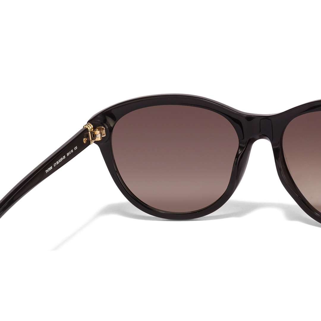 Tommy Hilfiger Black Full Rim Square left side