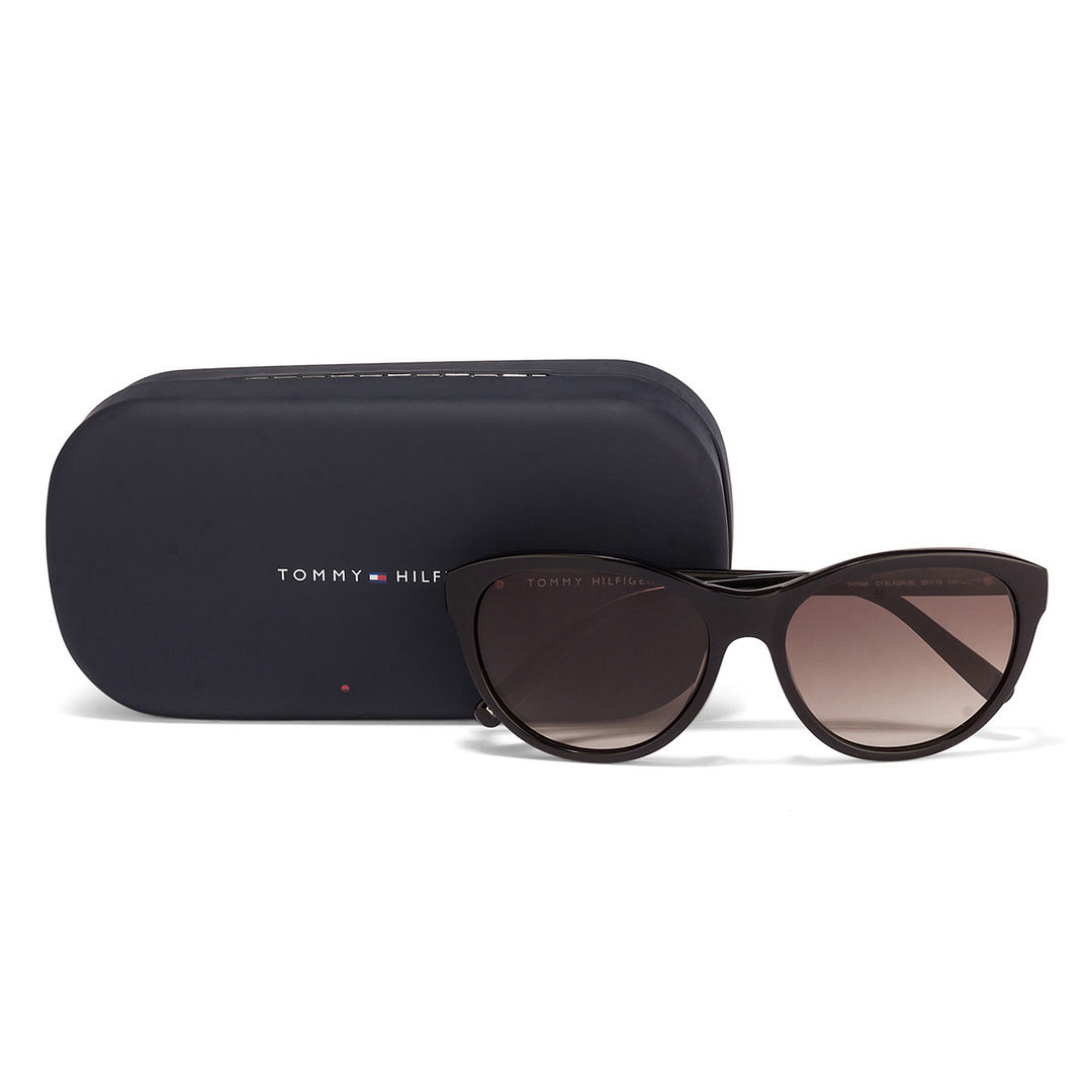 Tommy Hilfiger Black Full Rim Square left side