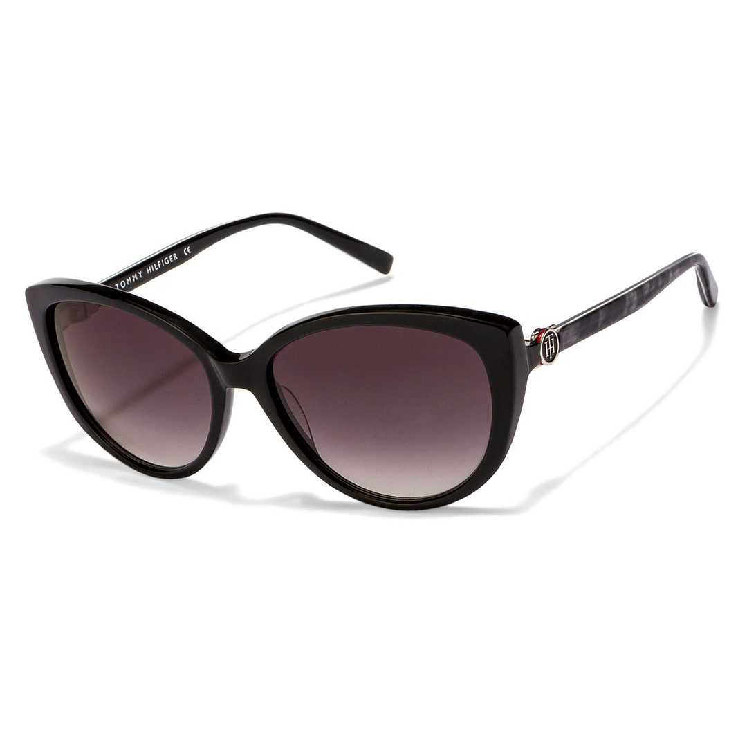 Tommy Hilfiger Black Full Rim Cat Eye right side