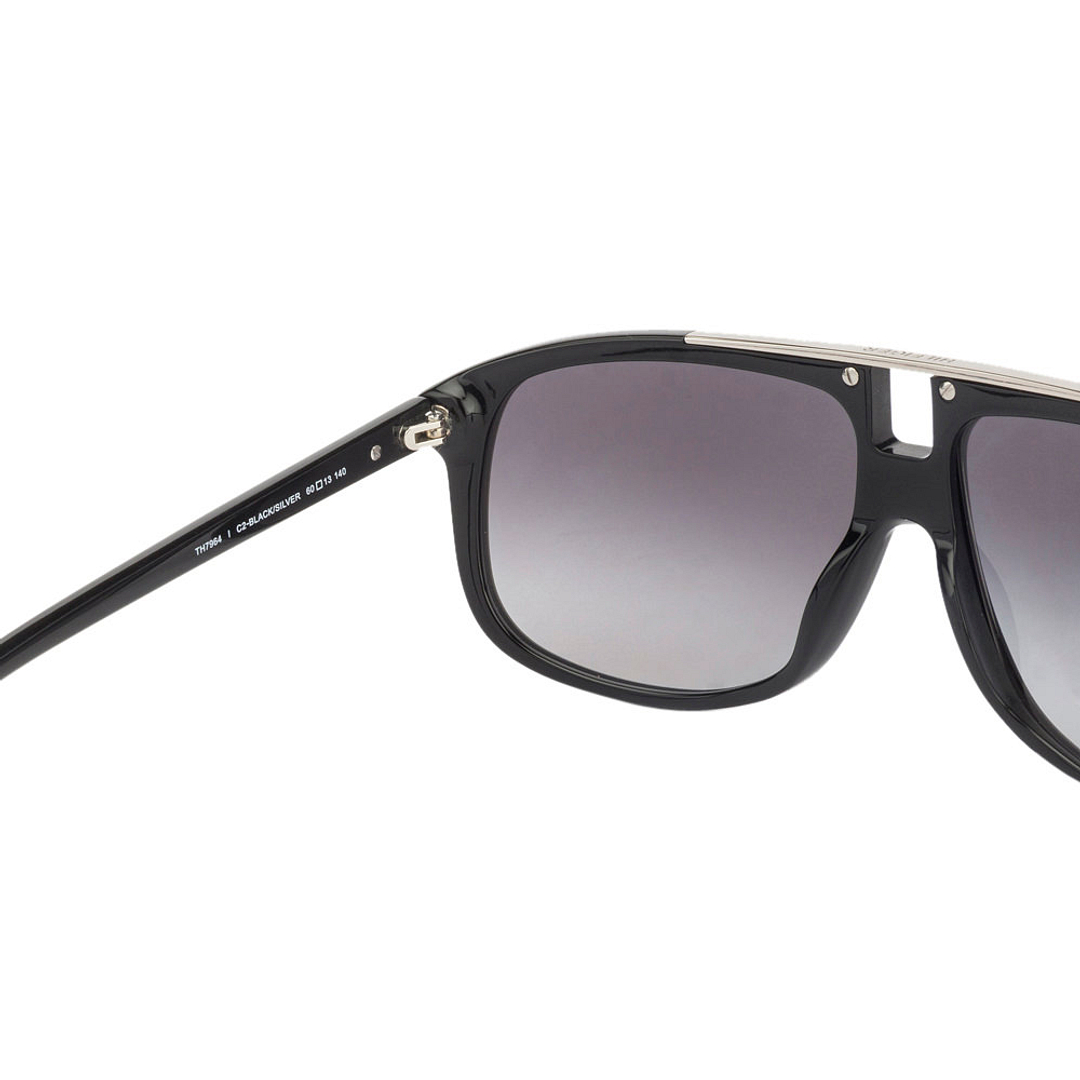 Tommy Hilfiger Dark Gunmetal Full Rim Square left side