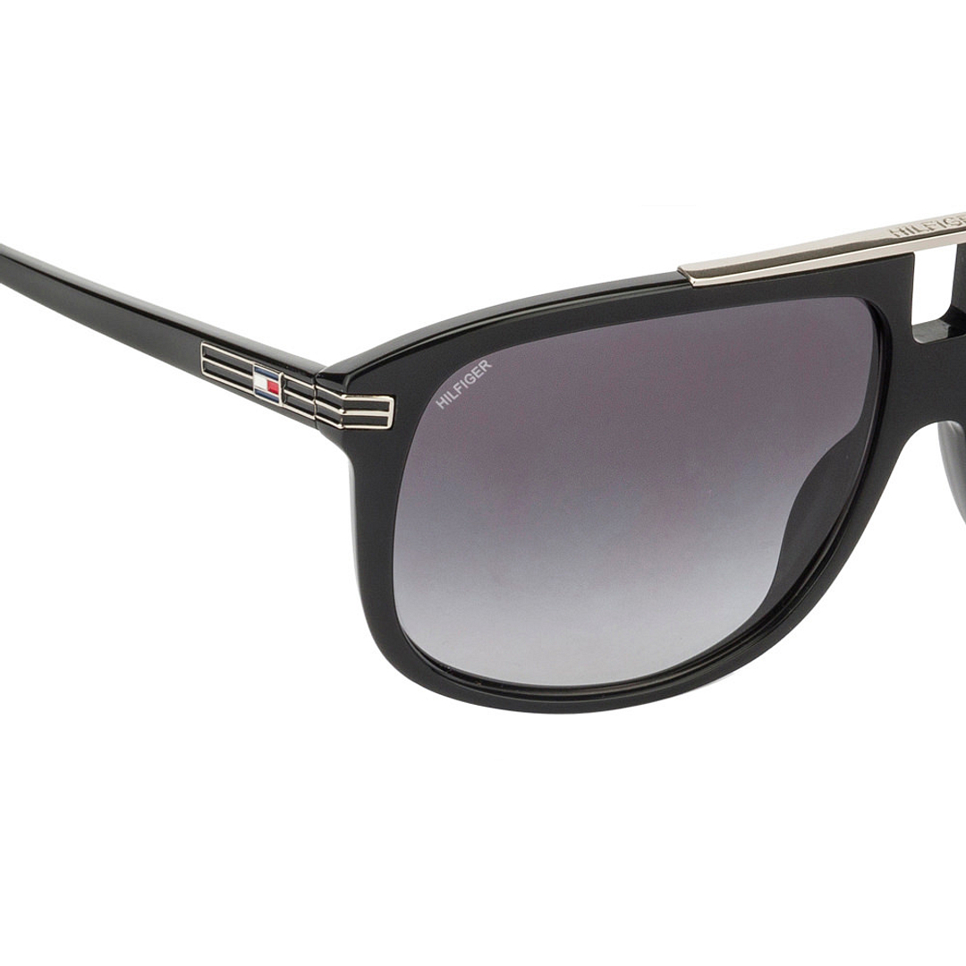 Tommy Hilfiger Dark Gunmetal Full Rim Square right side