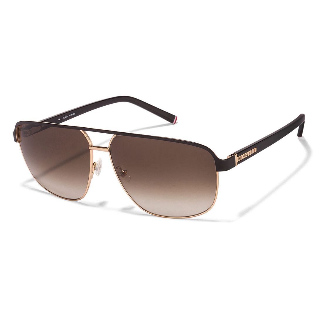 Tommy Hilfiger Black Full Rim Rectangle right side