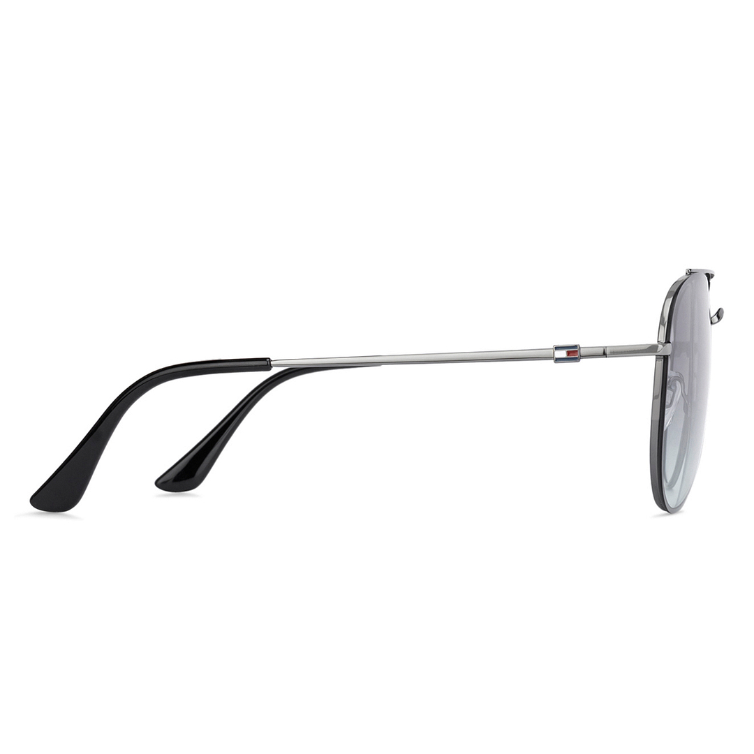 Tommy Hilfiger Mid Gunmetal Full Rim Aviator right side