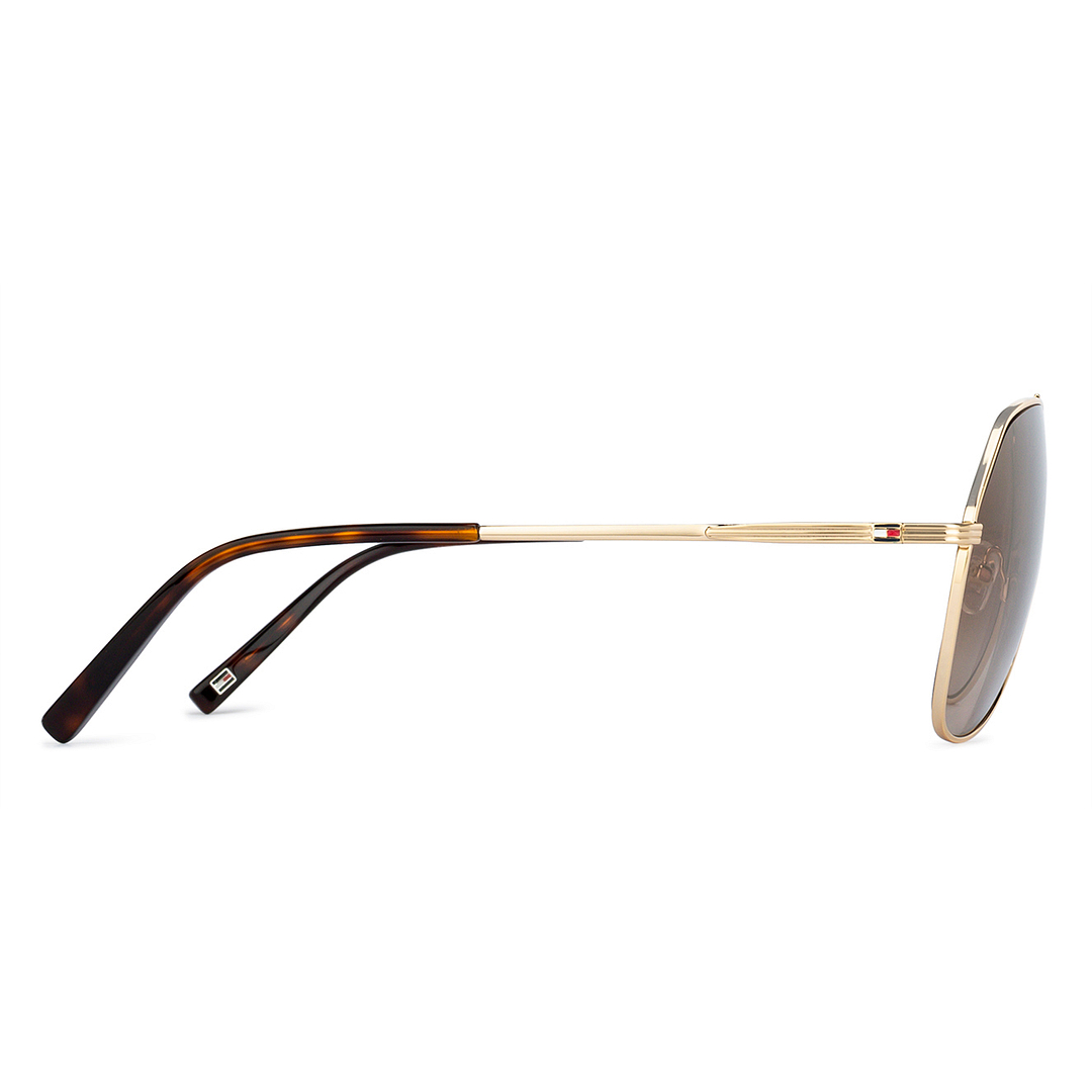 Tommy Hilfiger Gold Full Rim Aviator right side