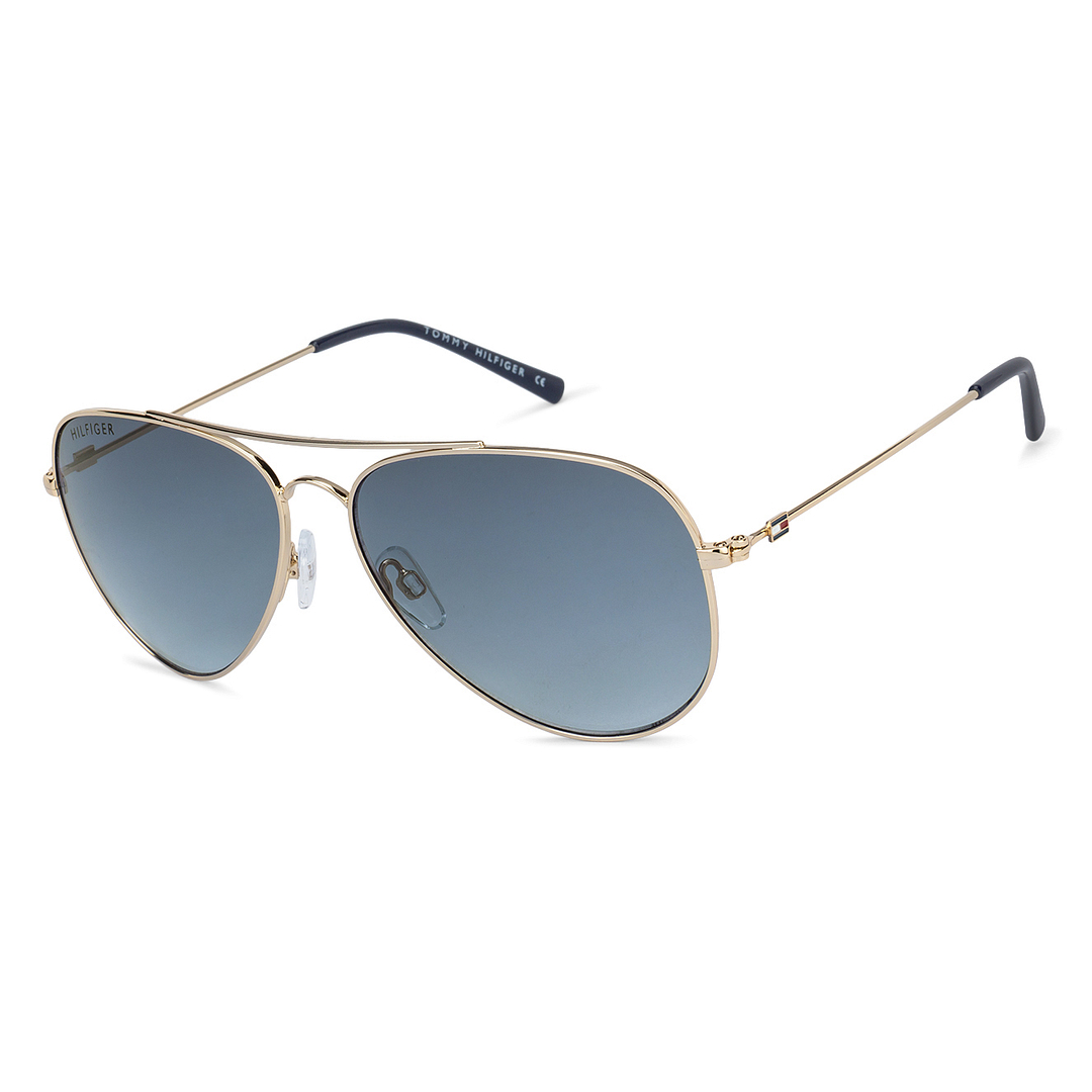 Tommy Hilfiger Gold Full Rim Aviator right side