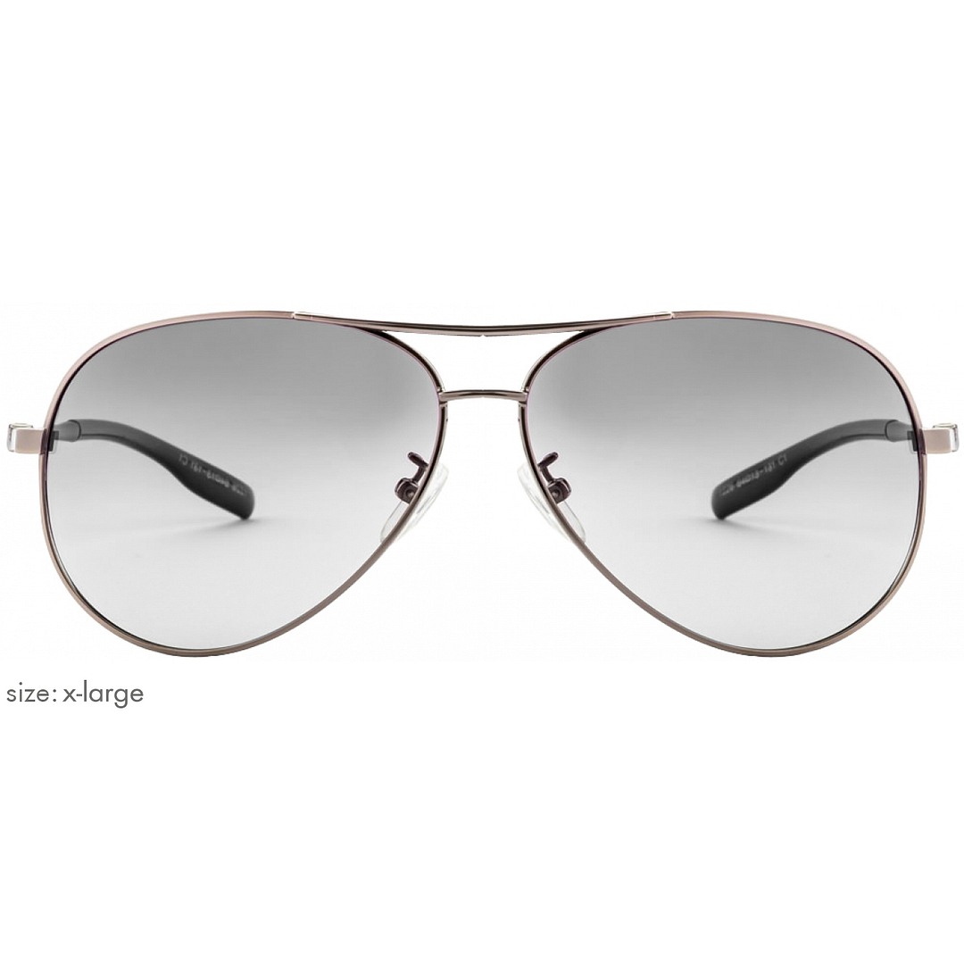 Vincent Chase Online Gunmetal Full Rim Aviator left side