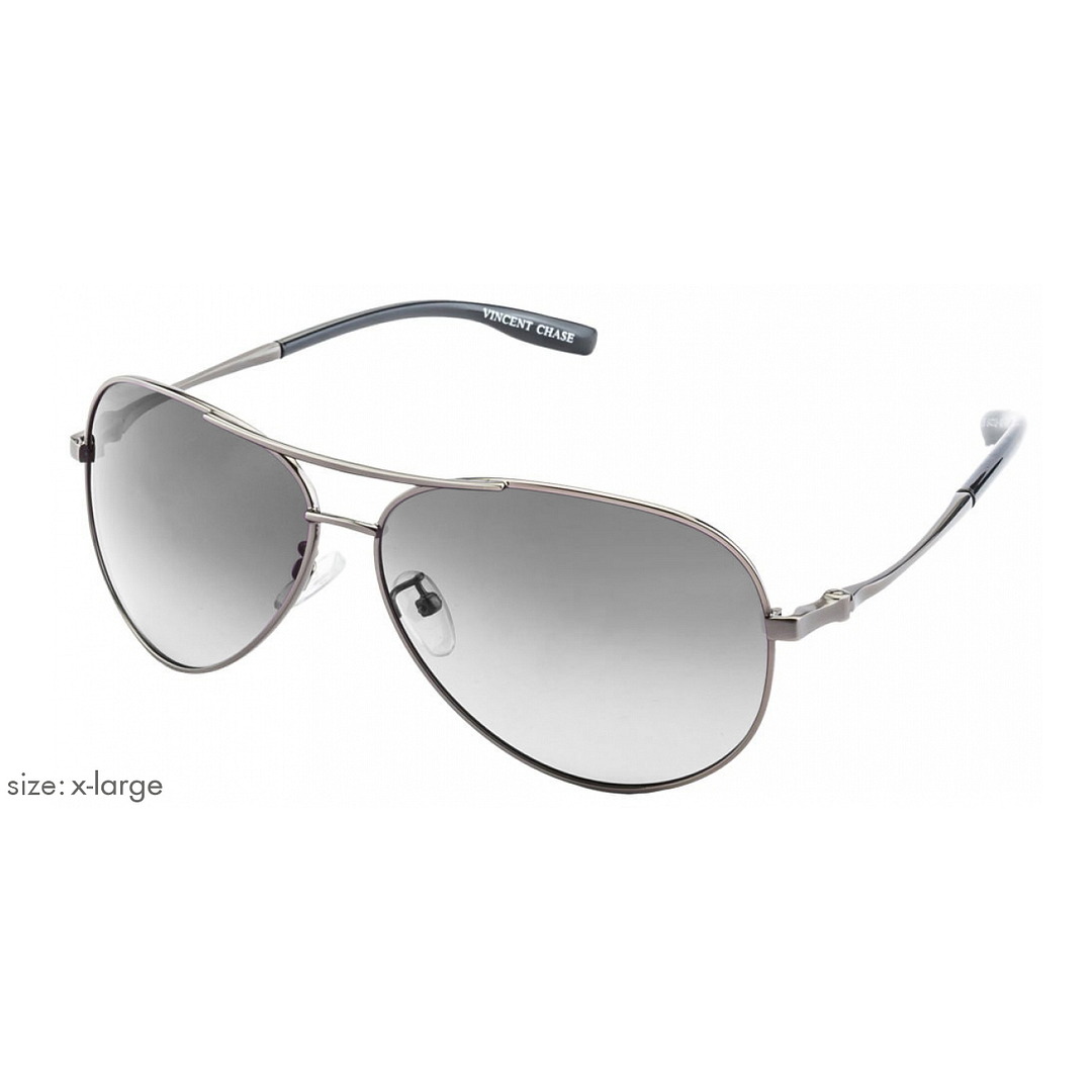 Vincent Chase Online Gunmetal Full Rim Aviator right side