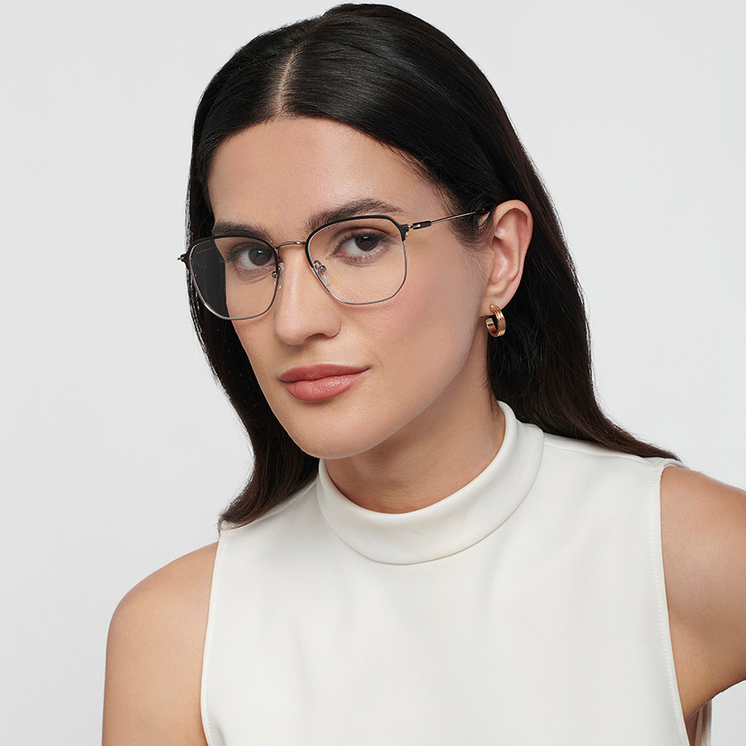 Vincent Chase Online Silver Full Rim Square right side