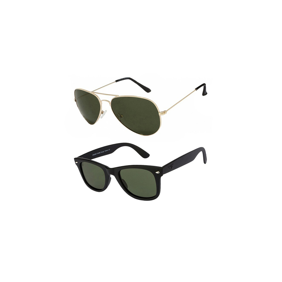 Vincent Chase Online Gold Full Rim Aviator right side