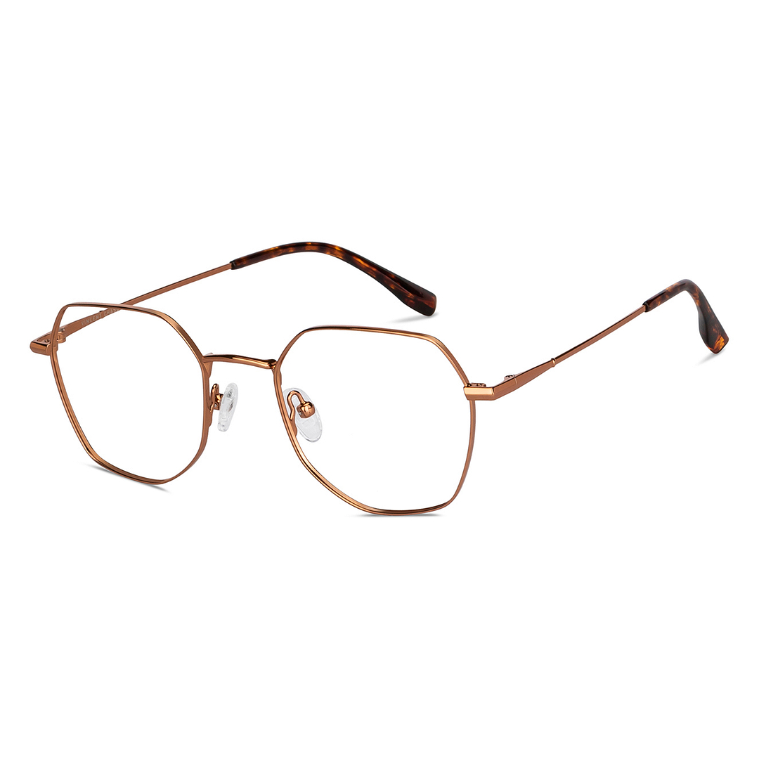Vincent Chase Online Dark Brown Full Rim Geometric left side