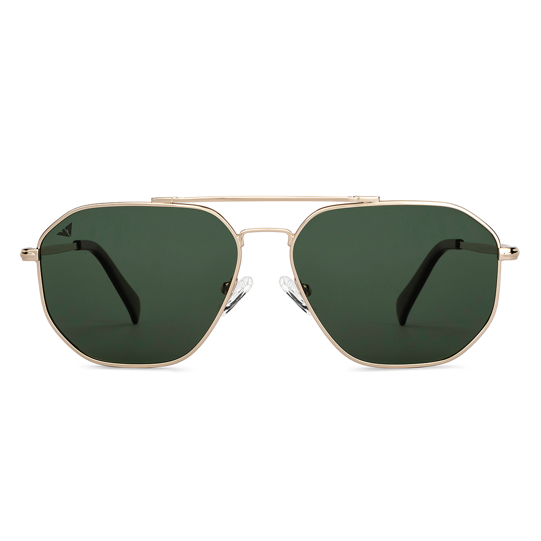 Vincent Chase Gold Full Rim Geometric left side